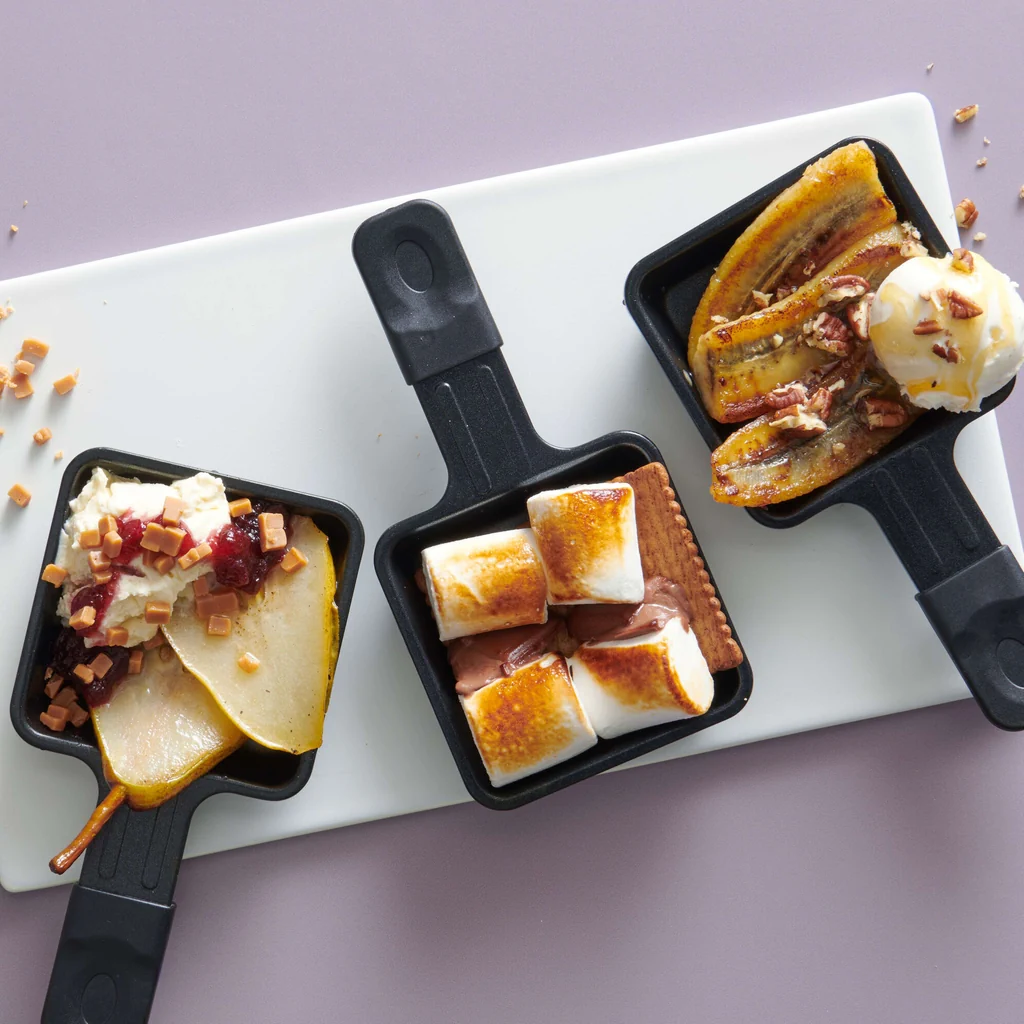 Tre dessert da realizzare con il grill da tavola