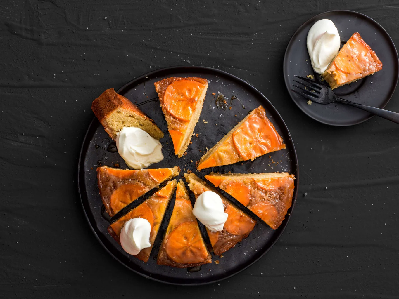 Gâteau Tatin au kaki