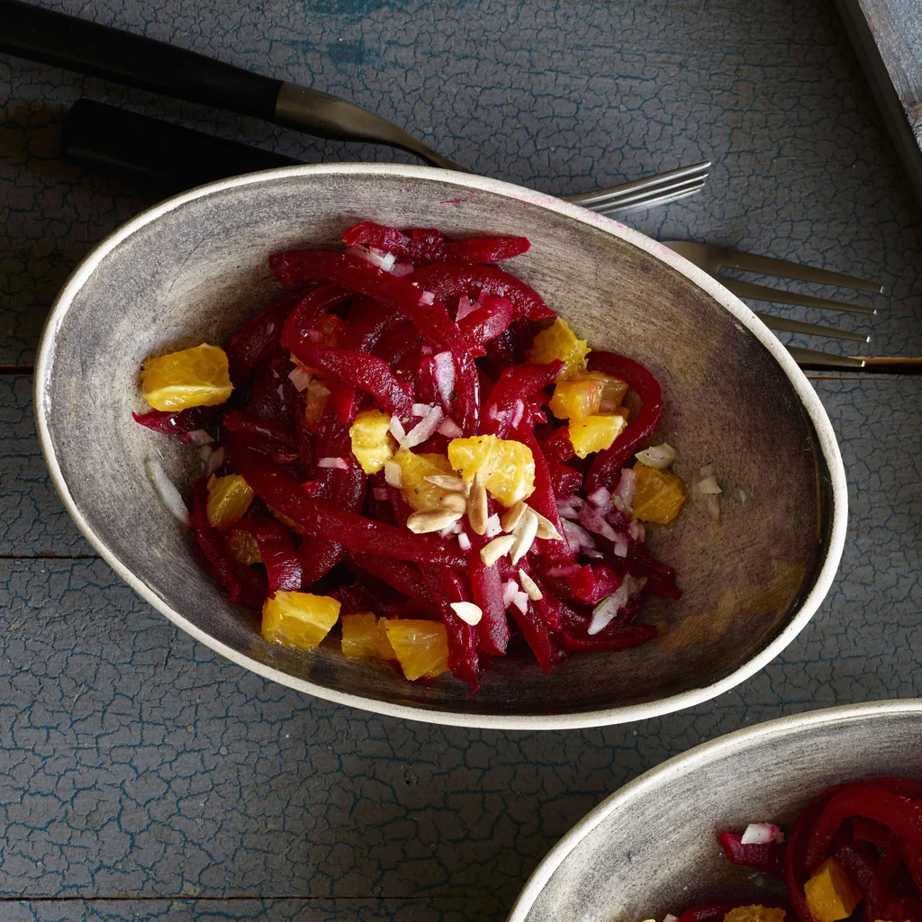 Randensalat mit Orangen