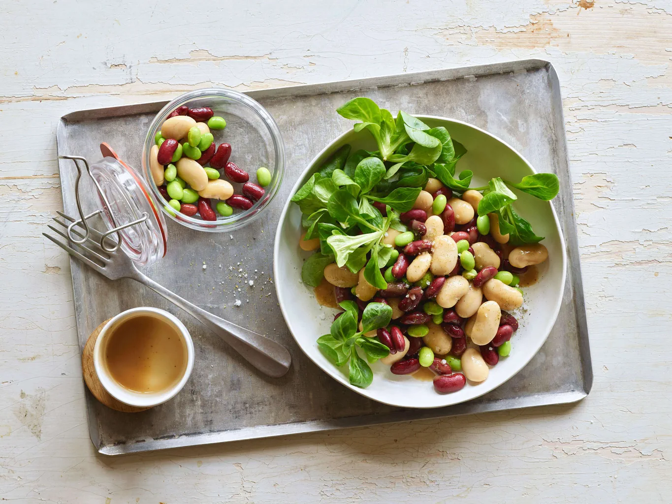 Veganer Bohnensalat