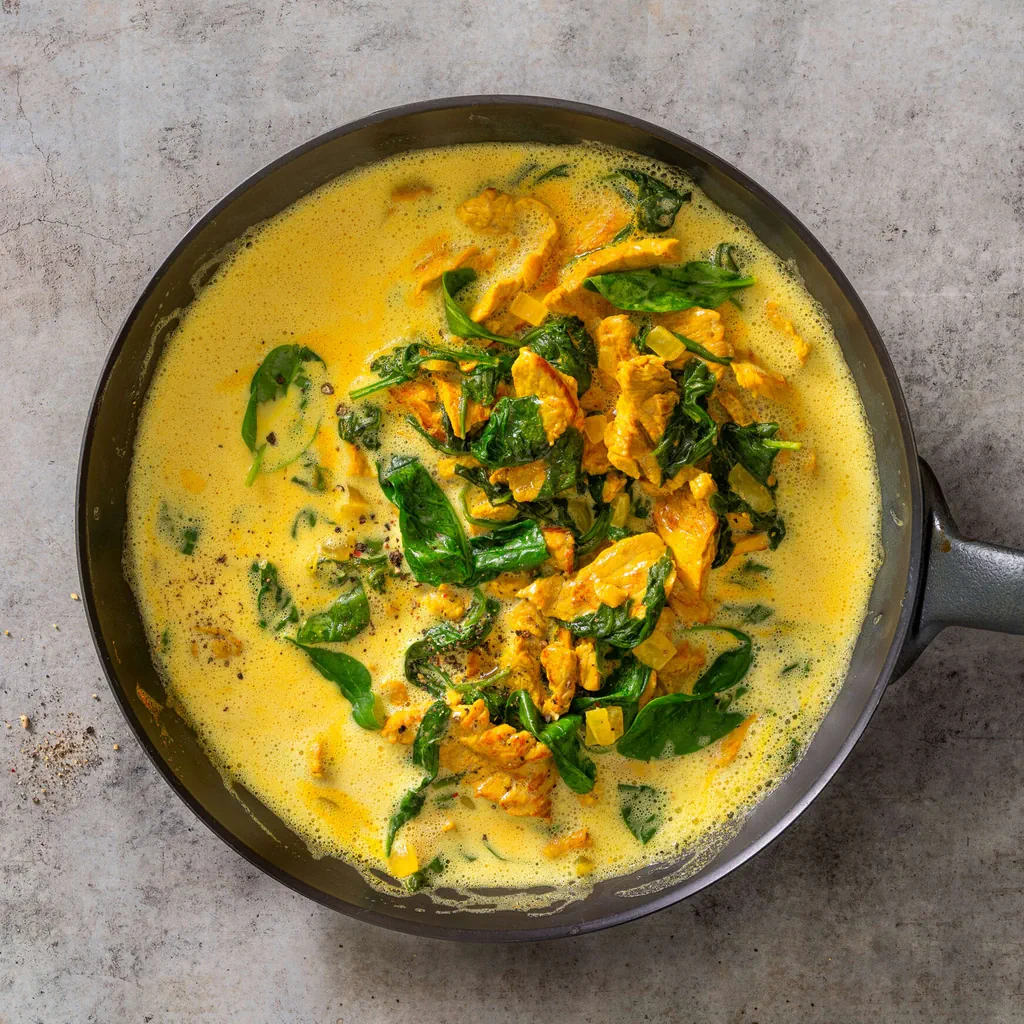 Kalbsgeschnetzeltes mit Curryrahm
