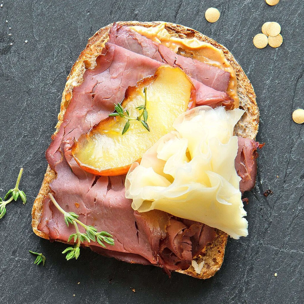 Tartine au rosbif