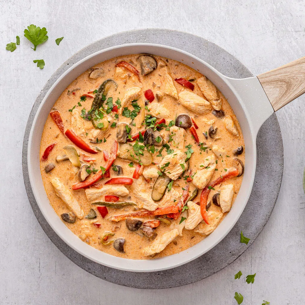 Poulet Stroganoff