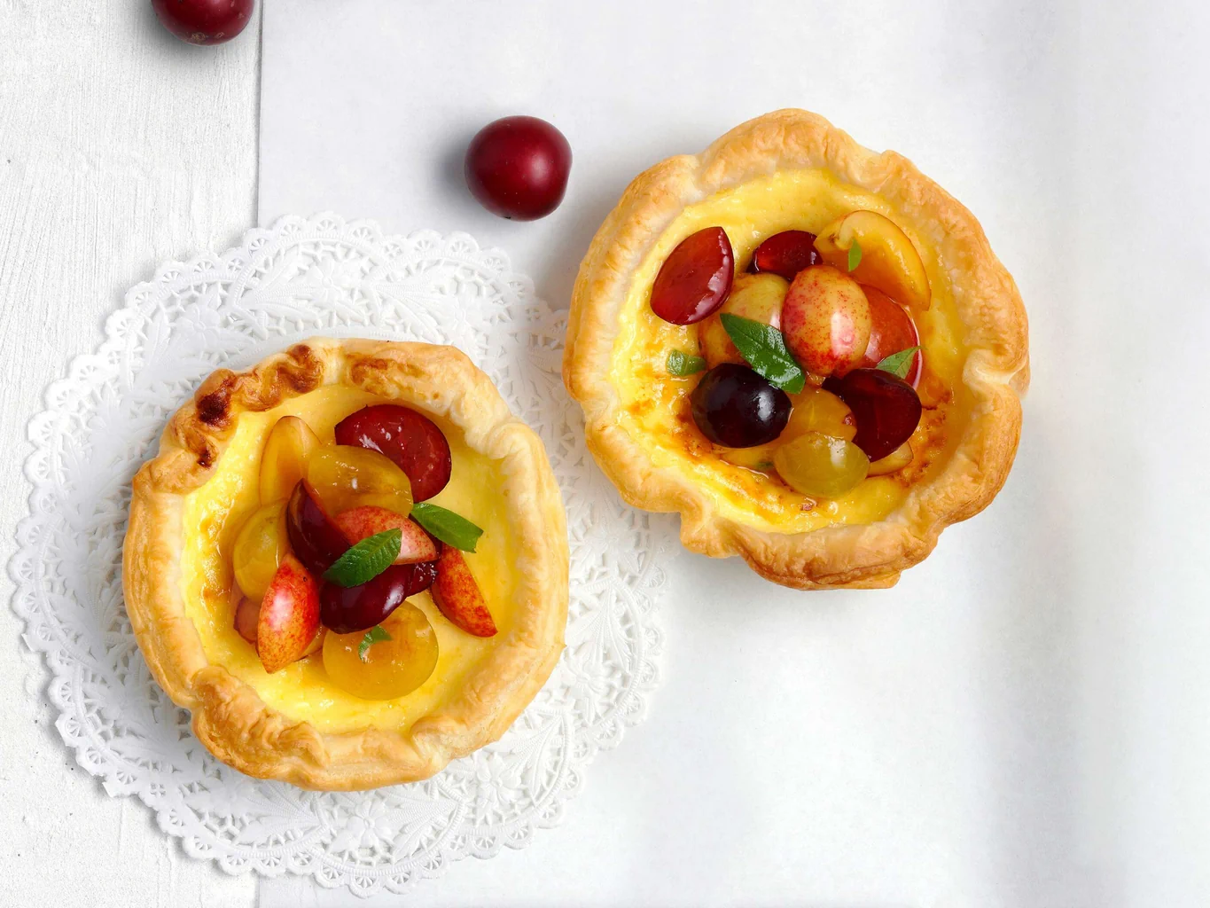 Tartellette alle mirabelle