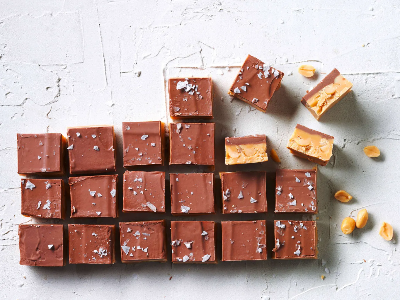 Fudge aux cacahouètes salées