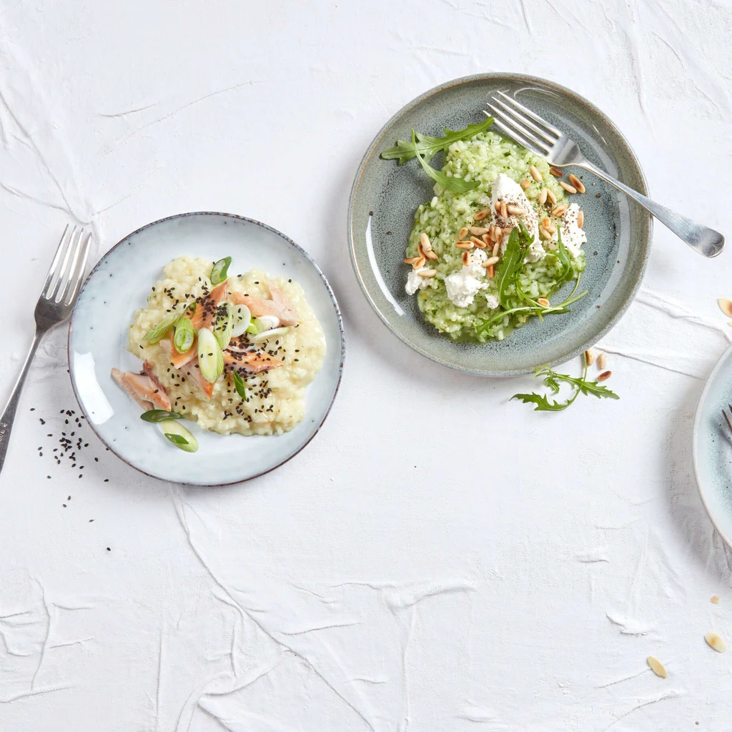 Risotto en trois versions