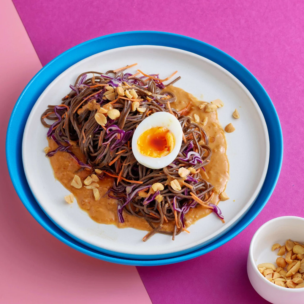 Creamy Soba Noodles 