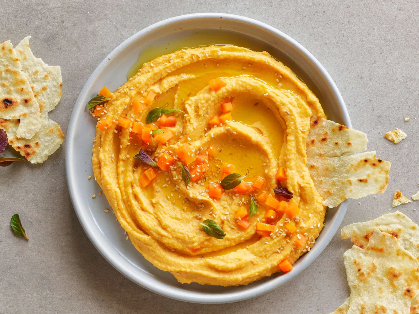 Houmous aux carottes