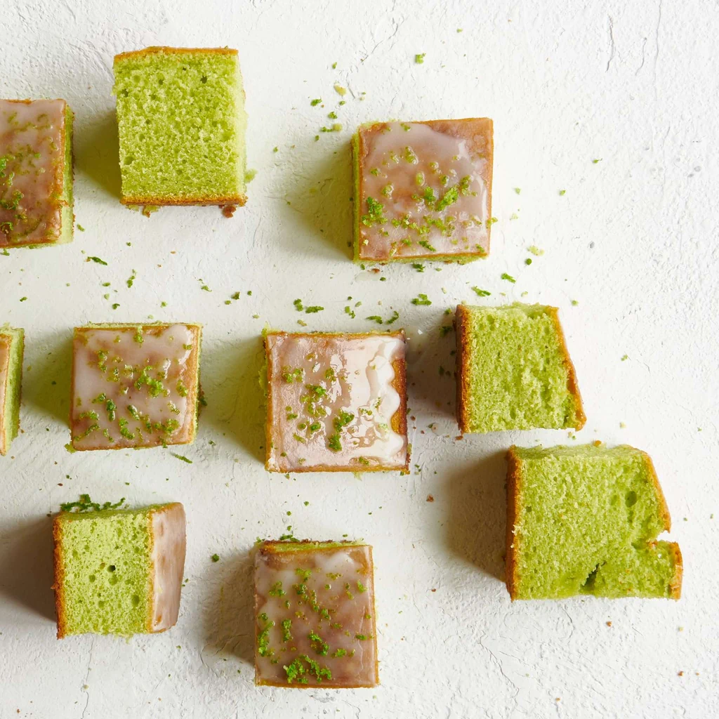 Gâteau vert au citron vert