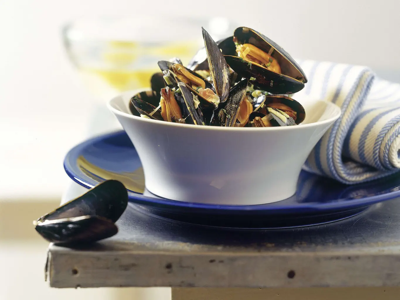 Moules aux lardons