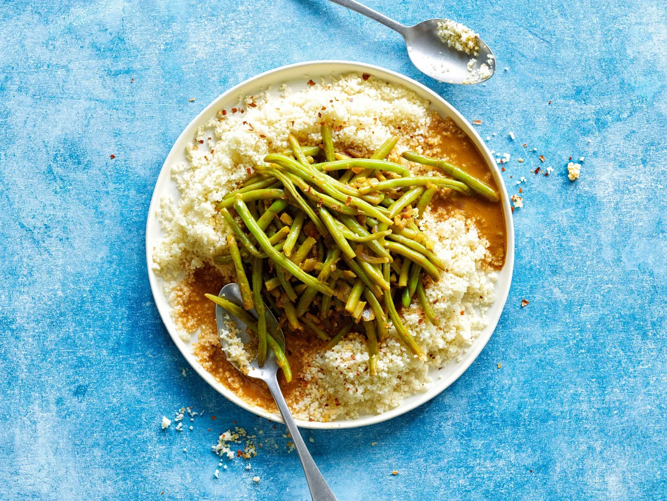 Couscous mit Bohnen-Curry