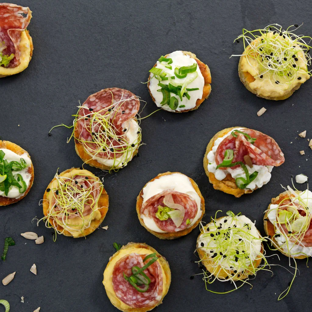 Salami auf Bannockbrot