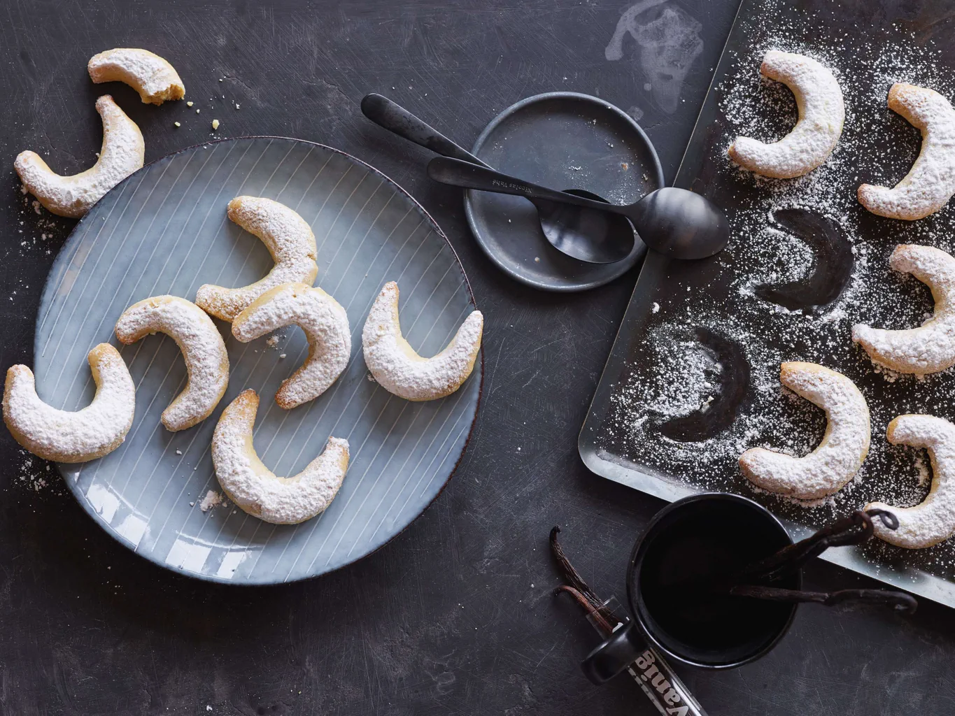 Petits croissants à la vanille
