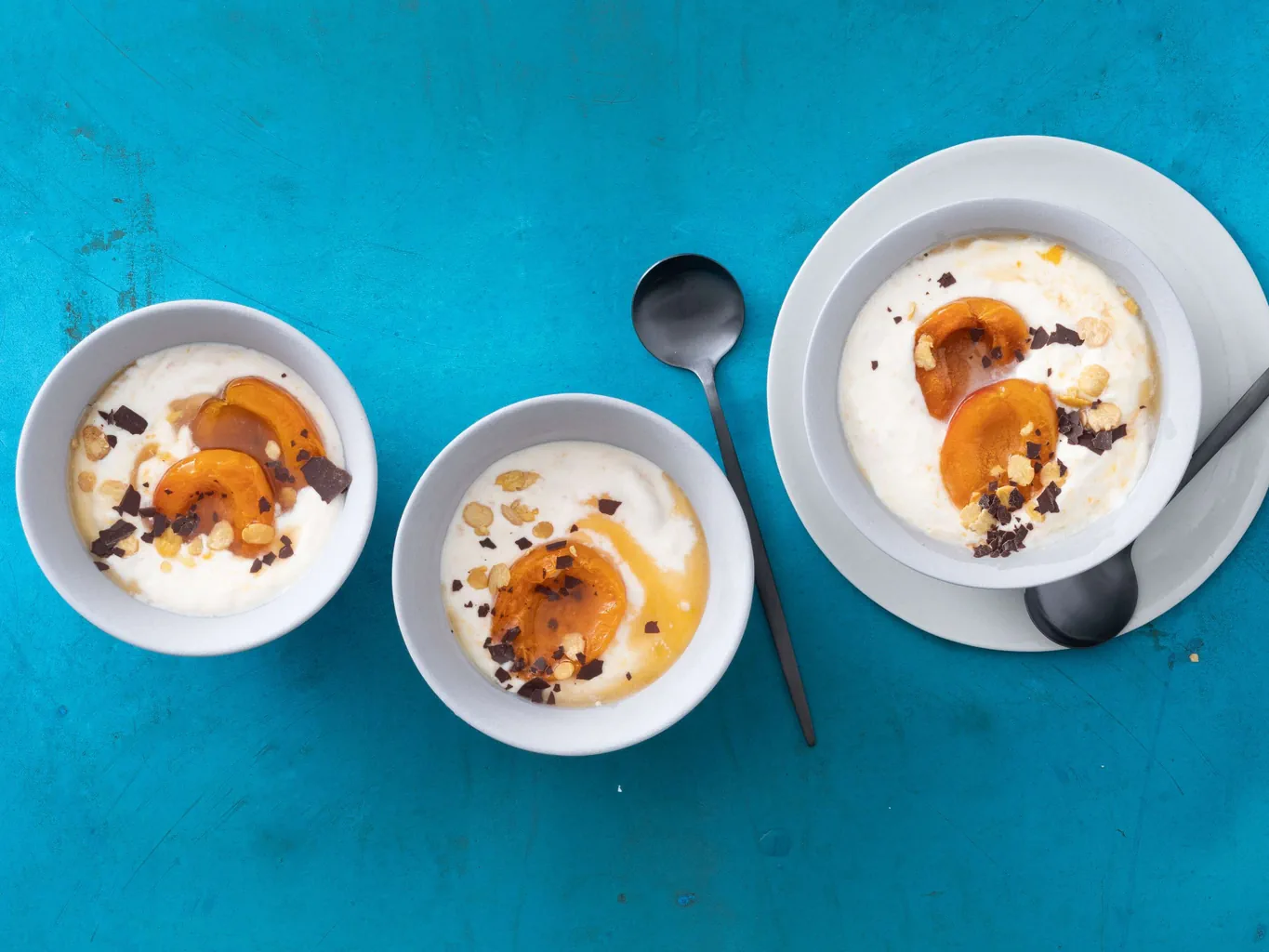 Crème à l’abricot et au miel