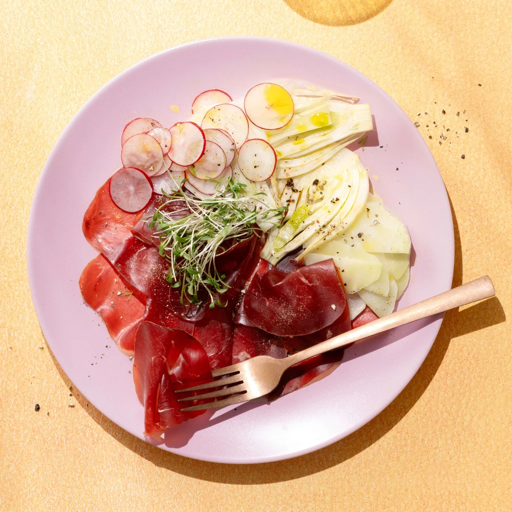 Bündnerfleisch-Carpaccio
