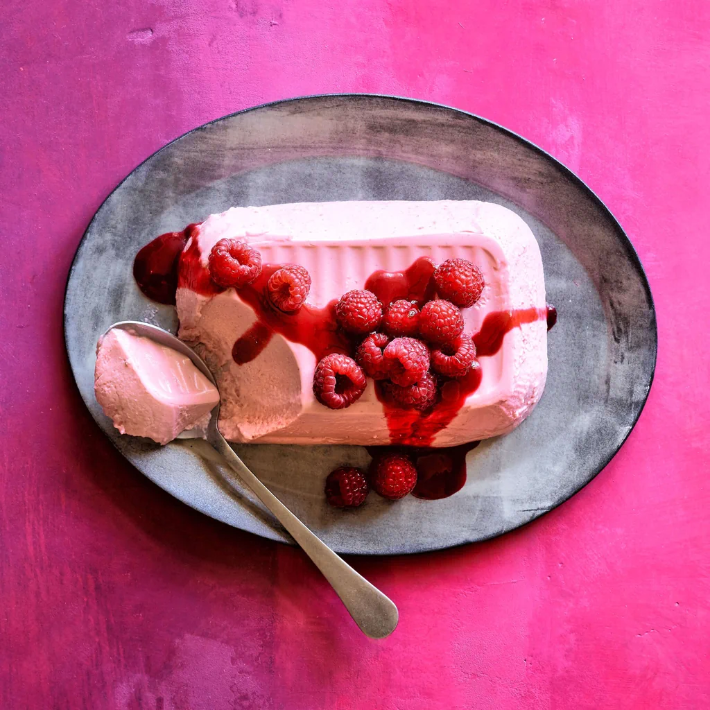 Himbeerpudding