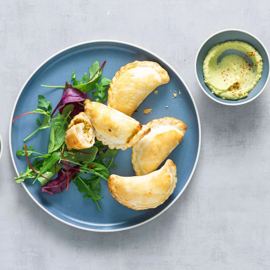 Empanadas mit Poulet und Gemüse
