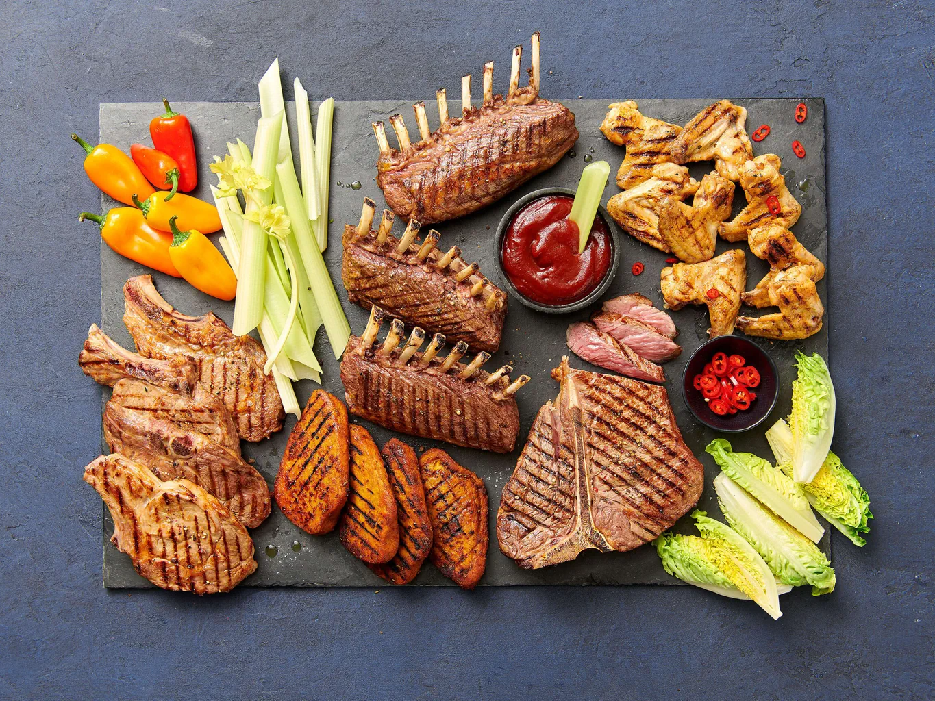 Plateau de grillades carnées