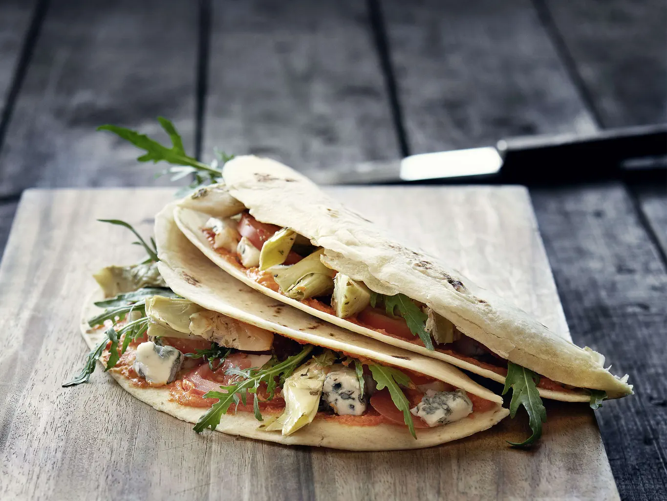 Piadina mit Artischockenviertel