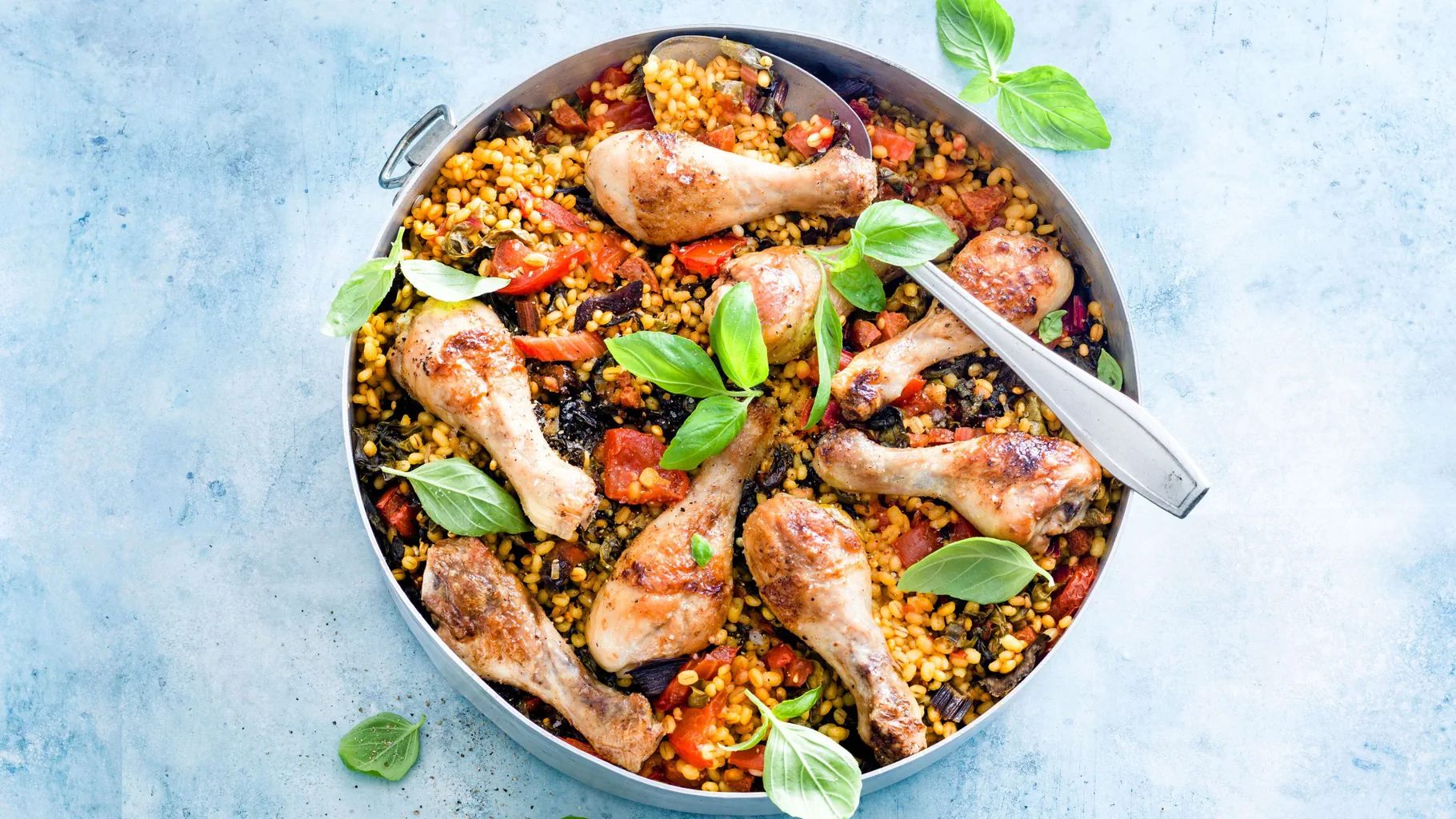 Paella d'orzo