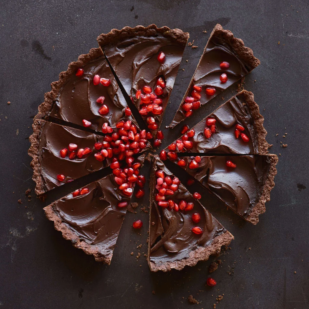 Dattel-Schokoladen-Tarte mit Whisky