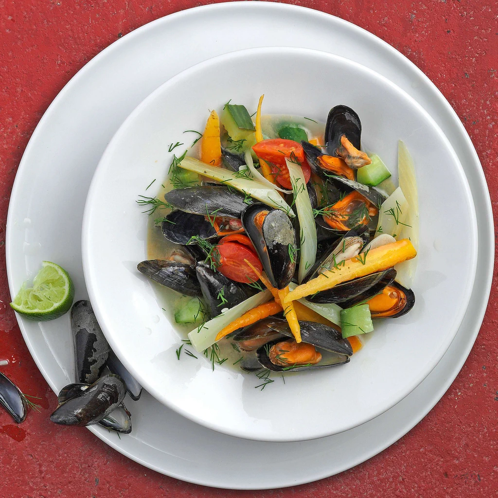 Cozze alle verdure