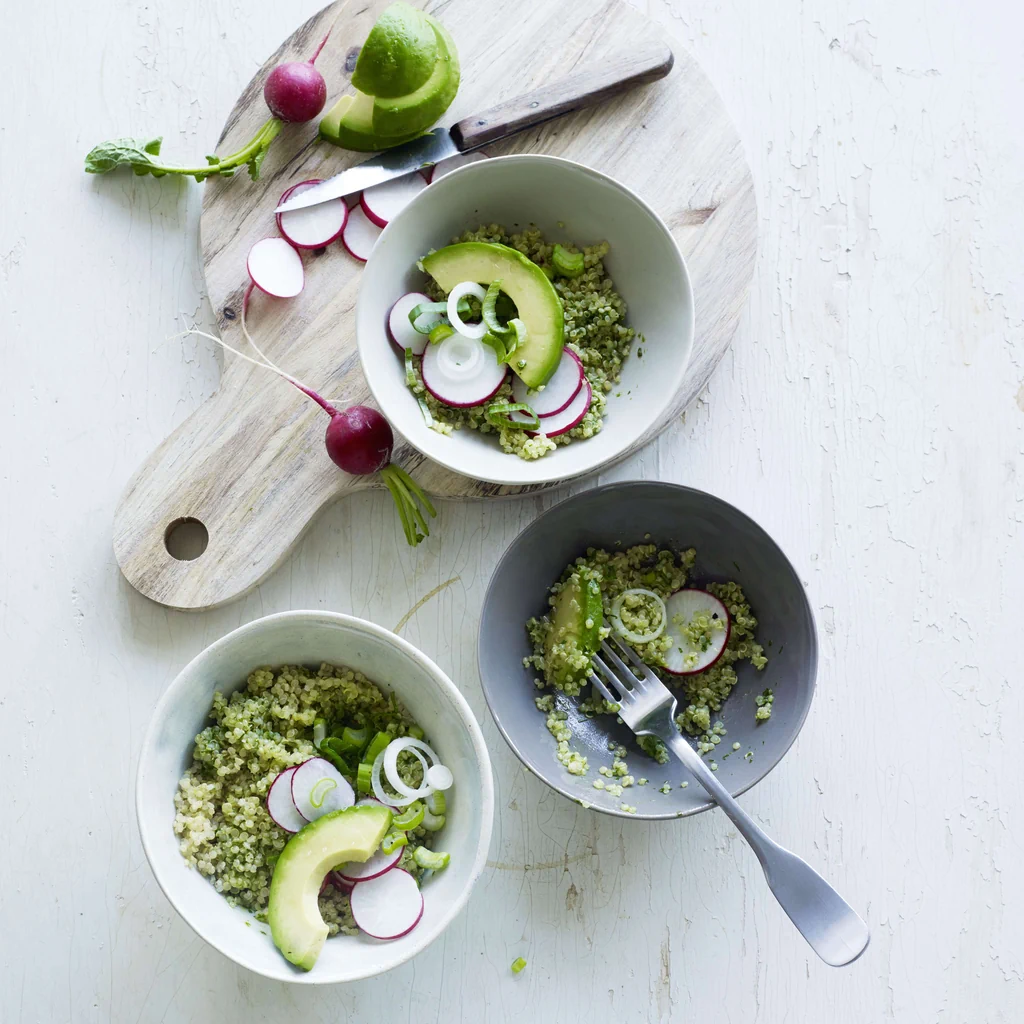 Salade de quinoa à l’avocat