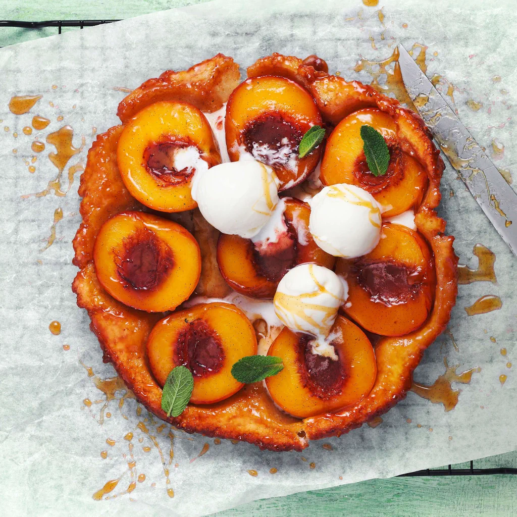 Pfirsich-Tarte-Tatin