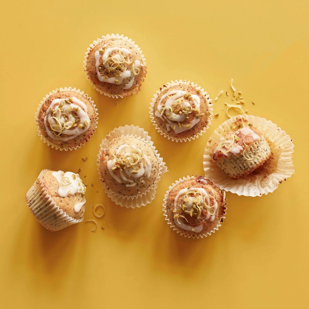 Muffins au citron et au pavot