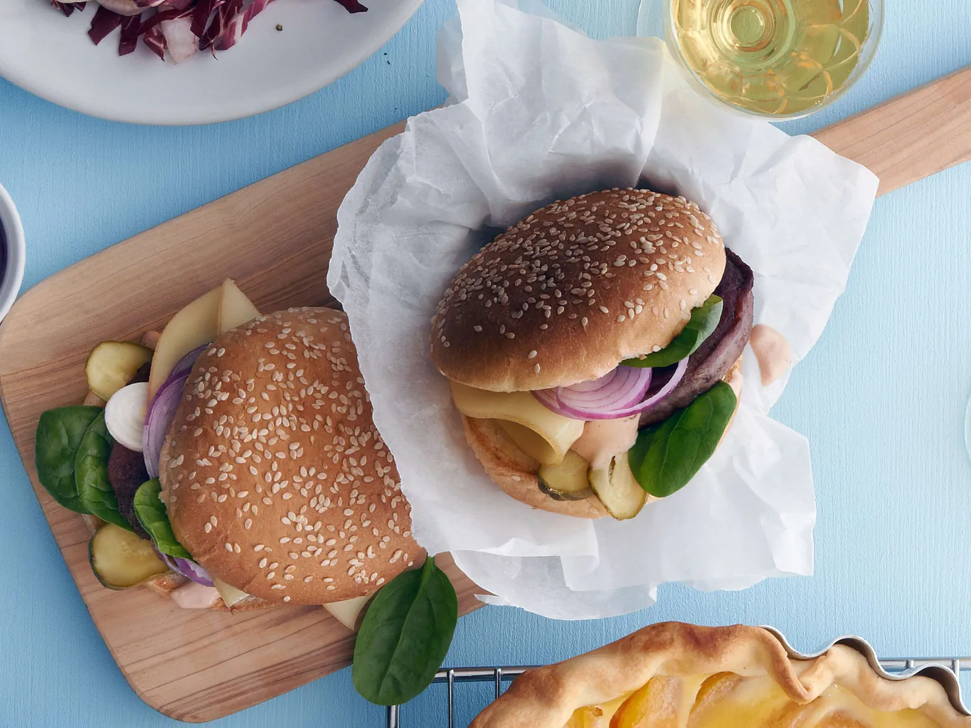 Burger mit Käse