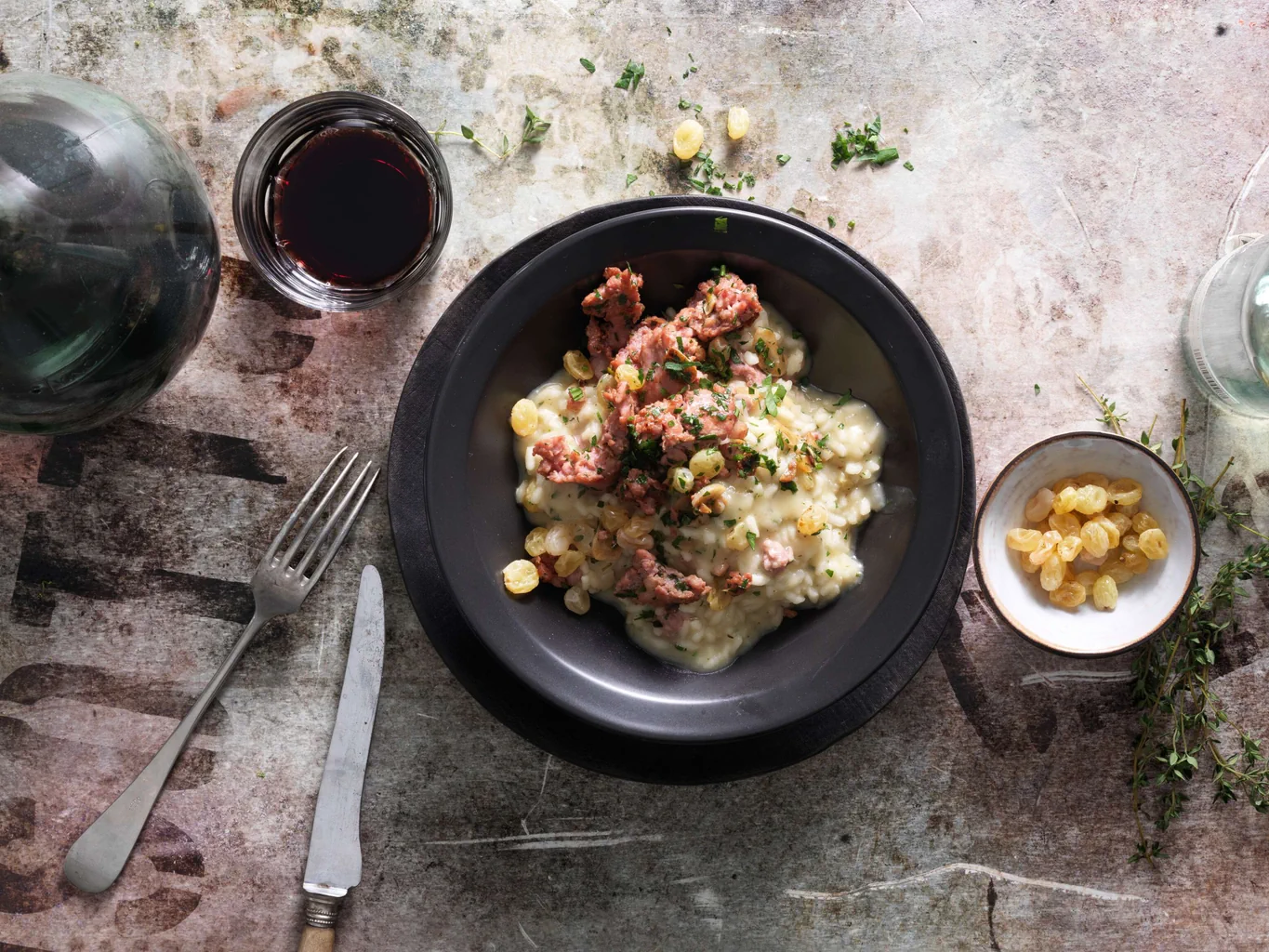 Risotto à la grappa