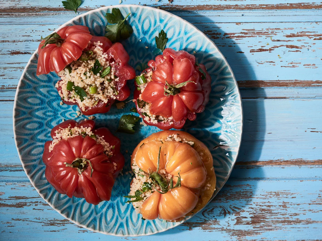 Tomate farcie au couscous