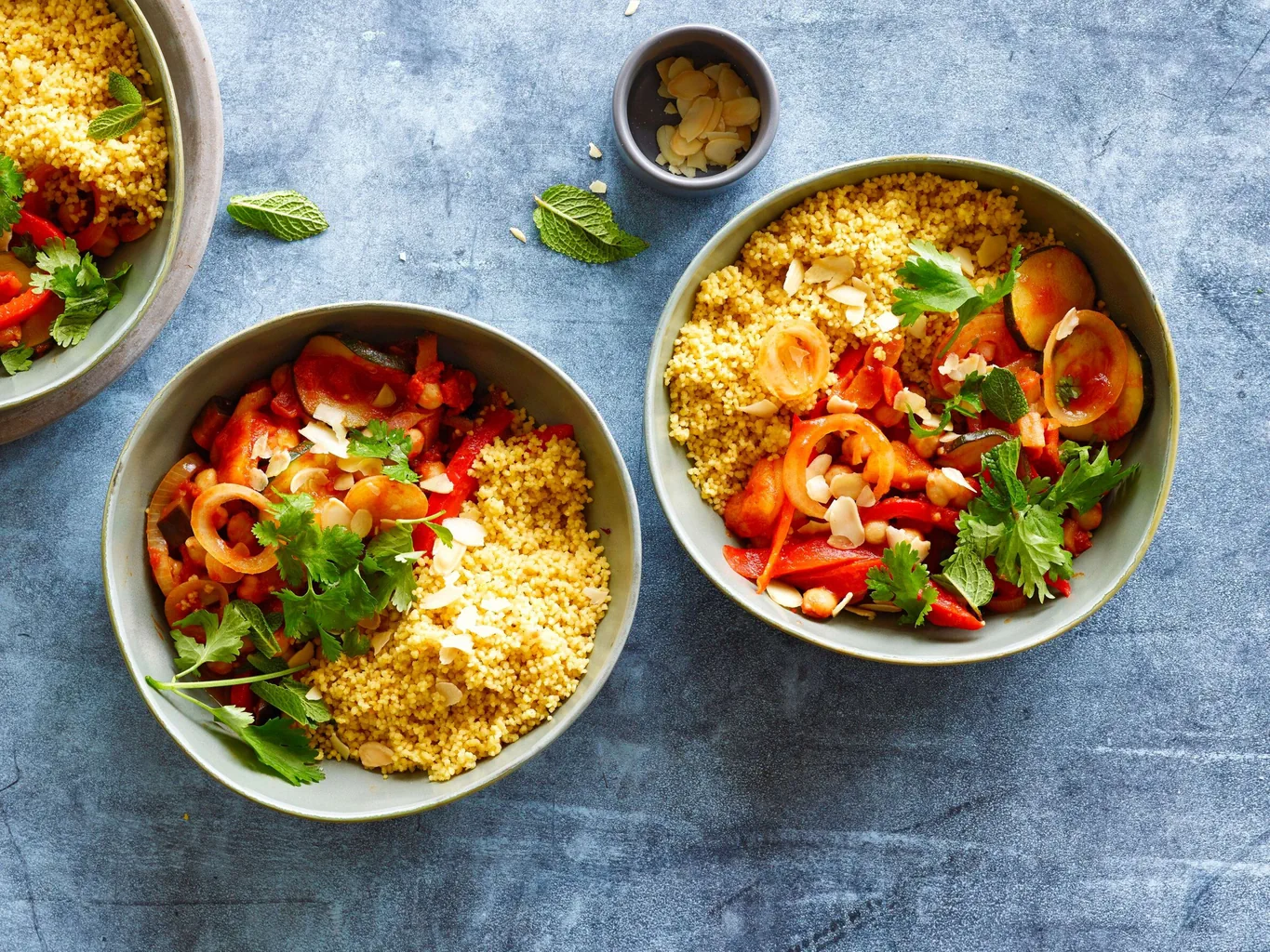 Tajine di verdure con cuscus