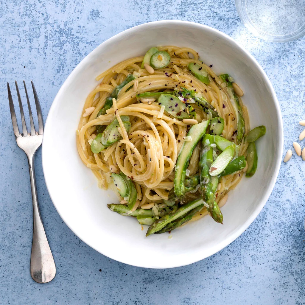 Pasta mit Spargeln