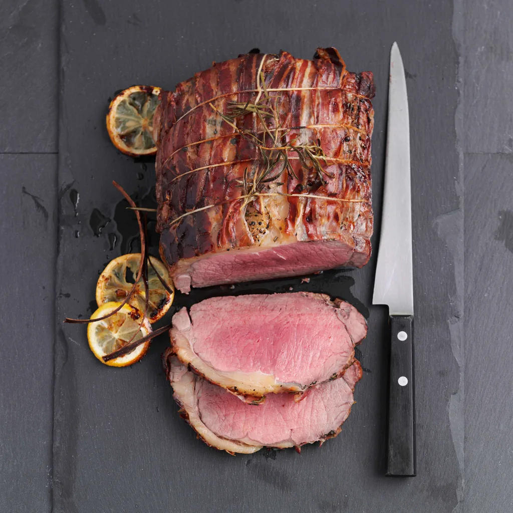 Entrecôte con limone, cannella e pancetta