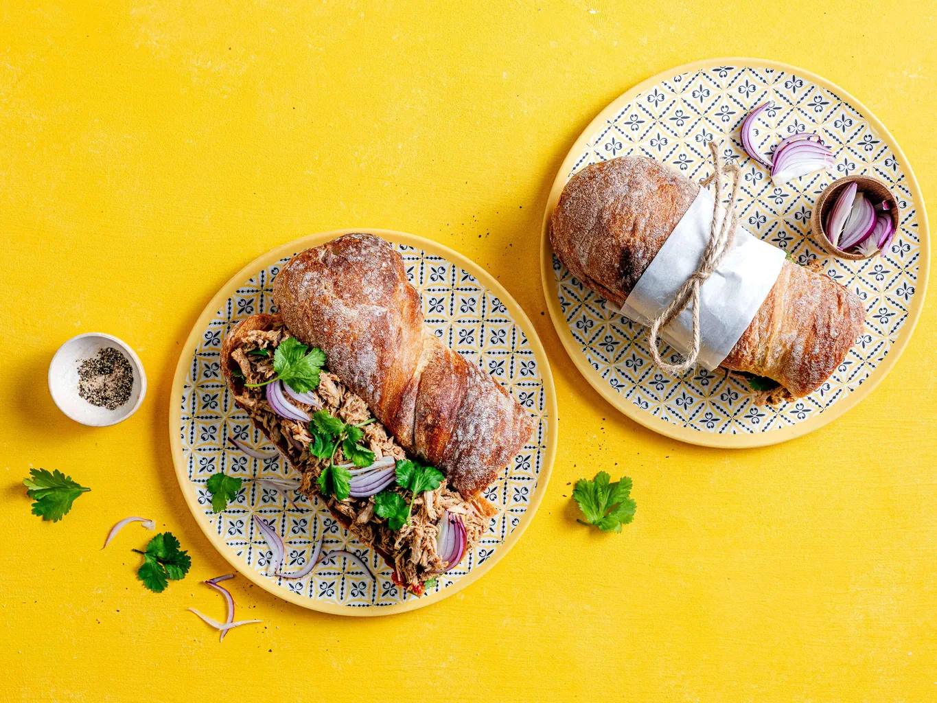 Mexikanisches Carnitas-Sandwich