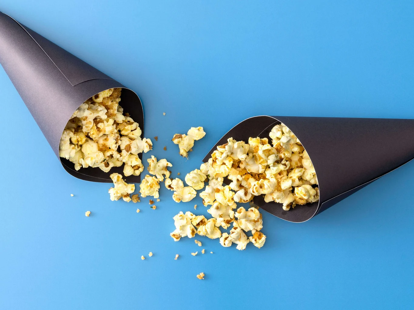 Pop-corn au pain à l'ail