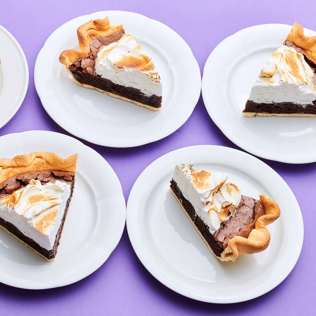 Schokoladen-Baiser-Tarte