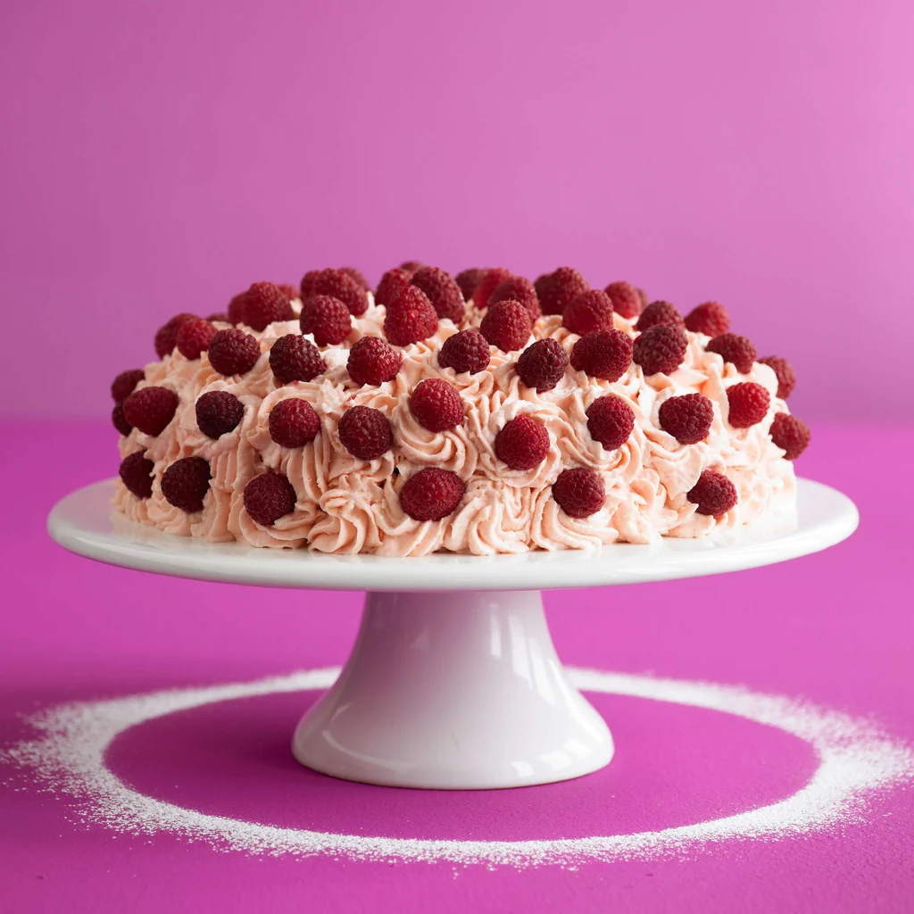 Vanille-Himbeer-Torte