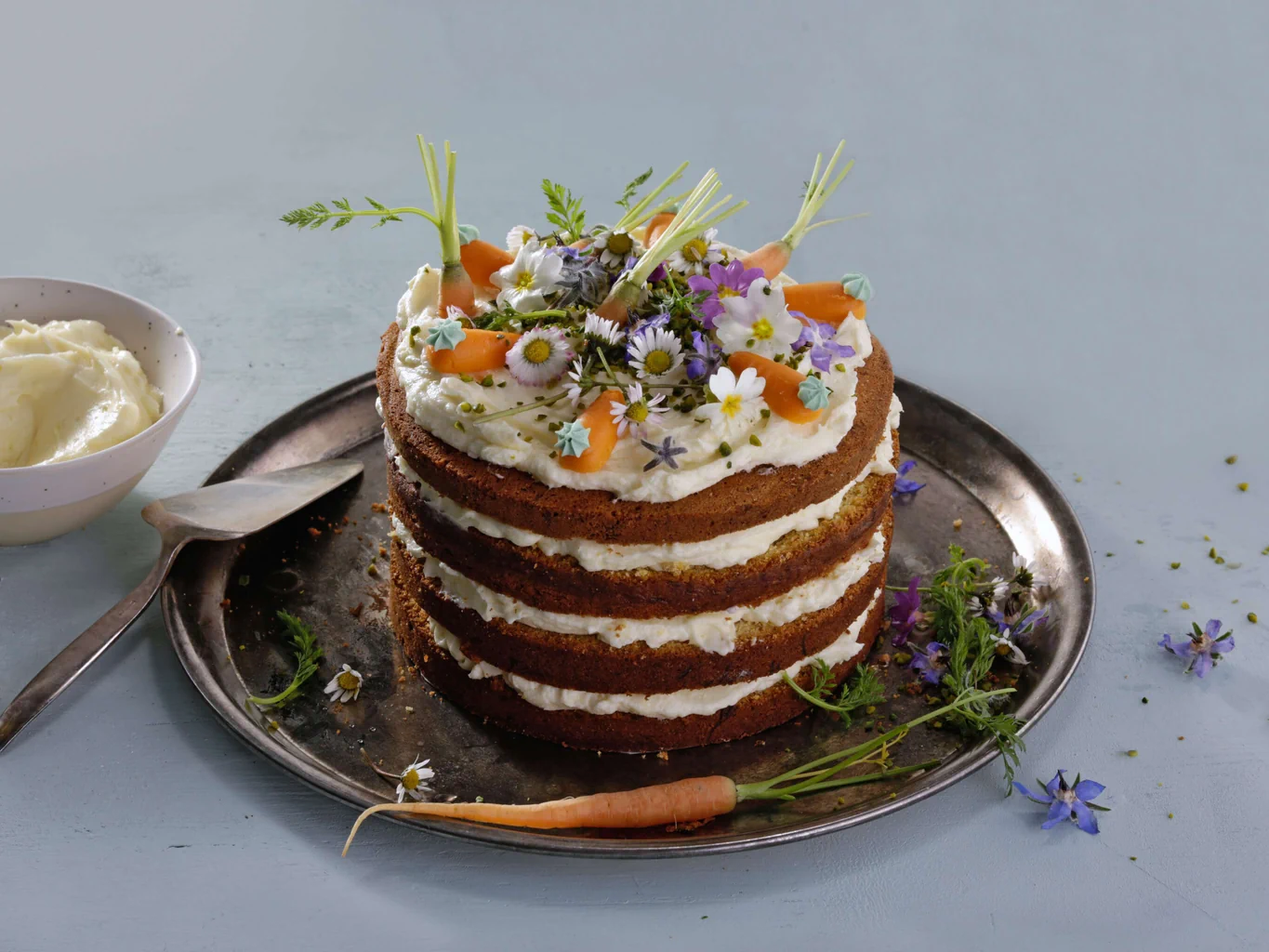 Naked-Cake mit Rüebli