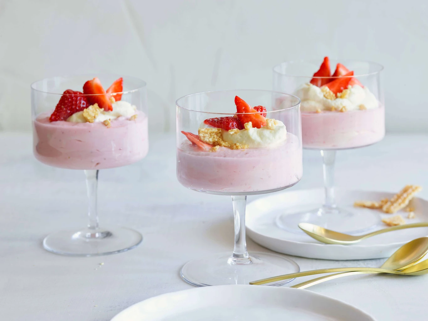 Mascarpone-Erdbeer-Creme