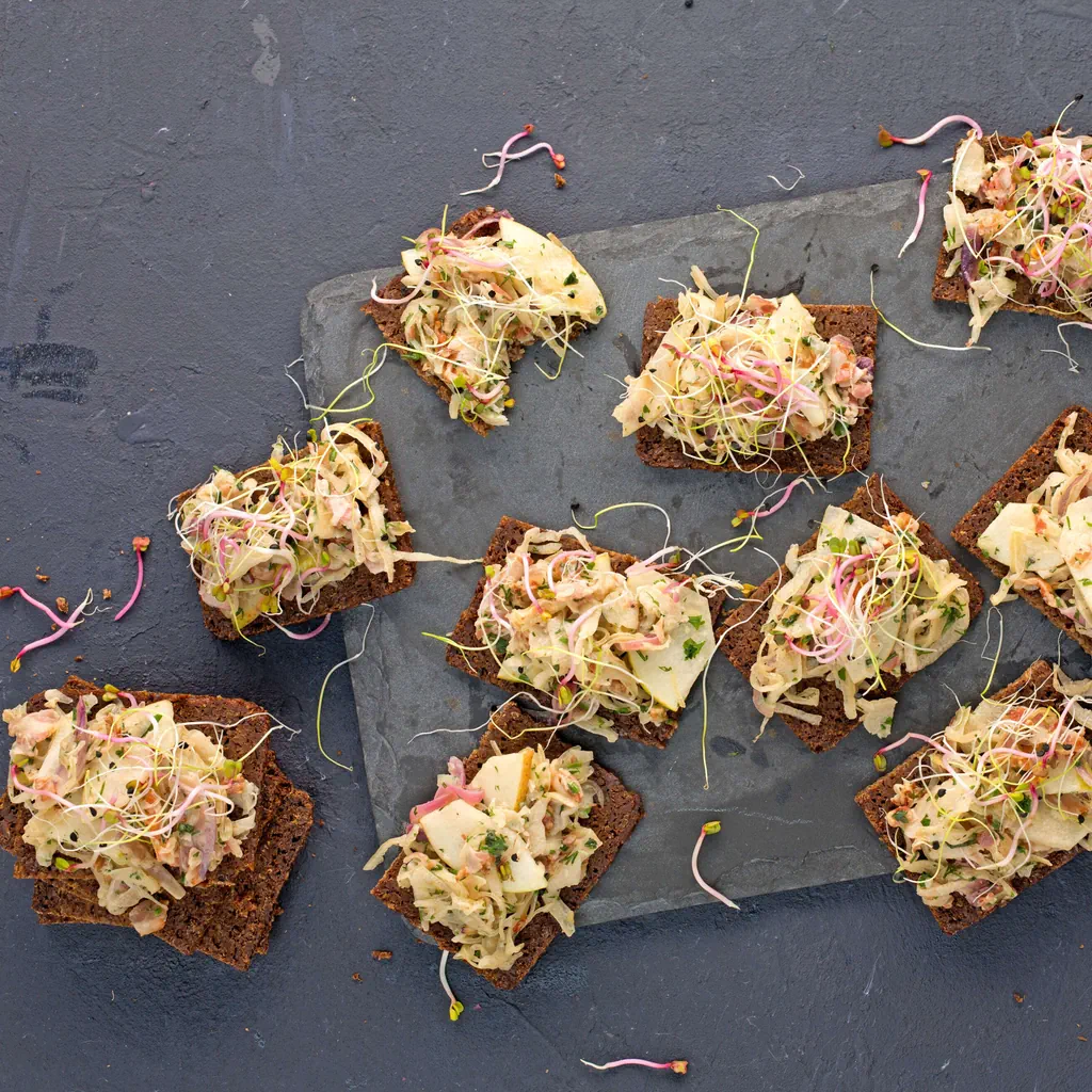 Salade de choucroute à la poire