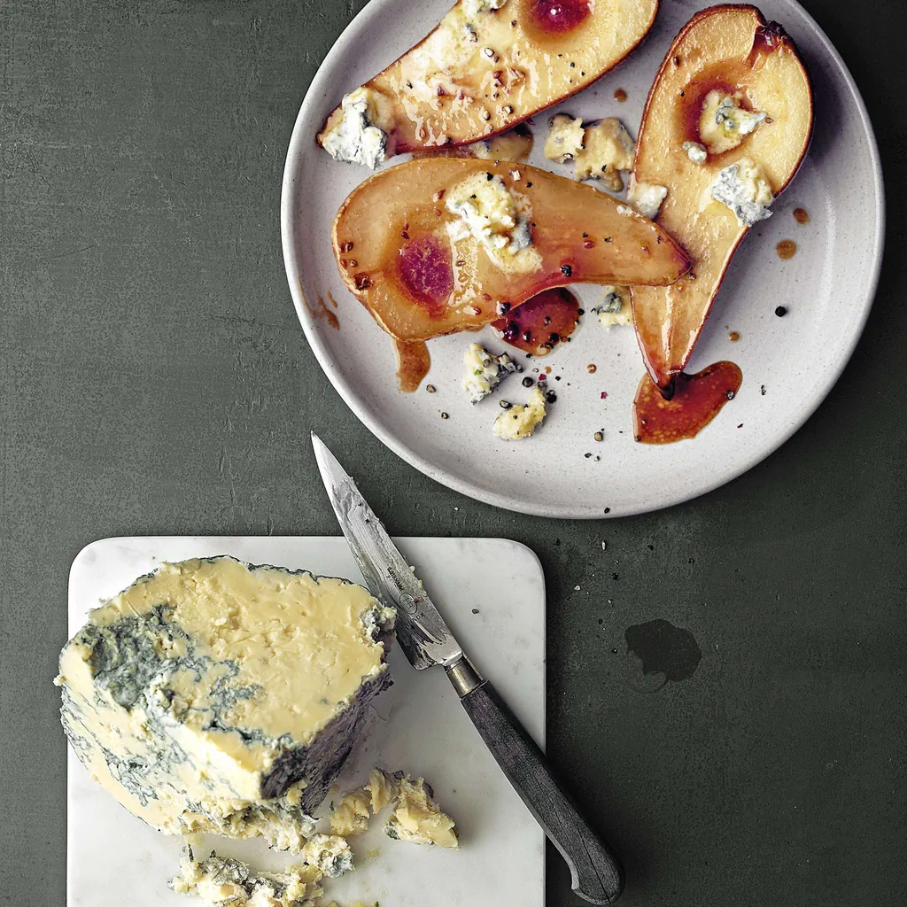 Pere al forno con jersey blue