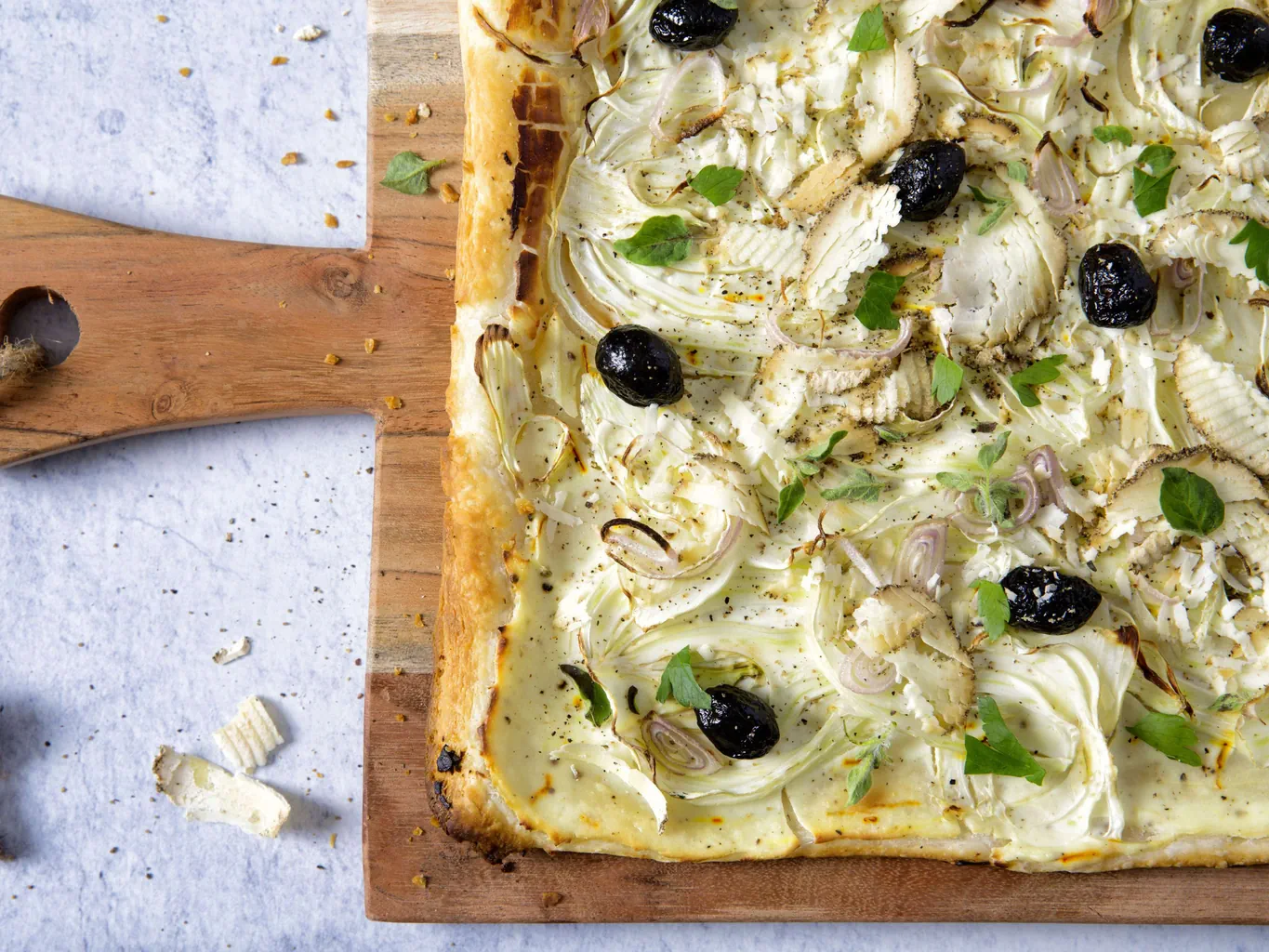 Tarte au fenouil et au parmesan