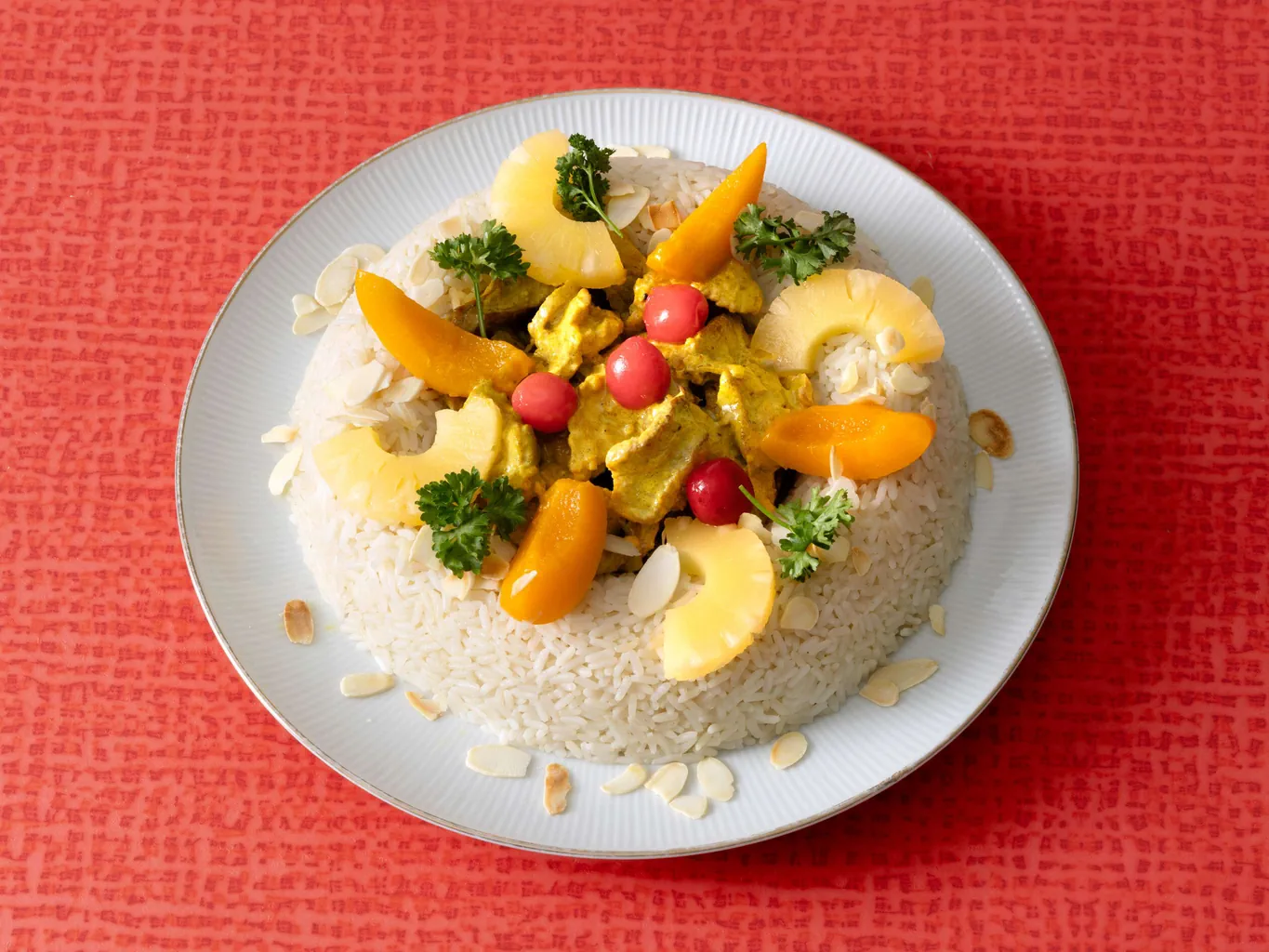 Riz Casimir mit Kalbfleisch