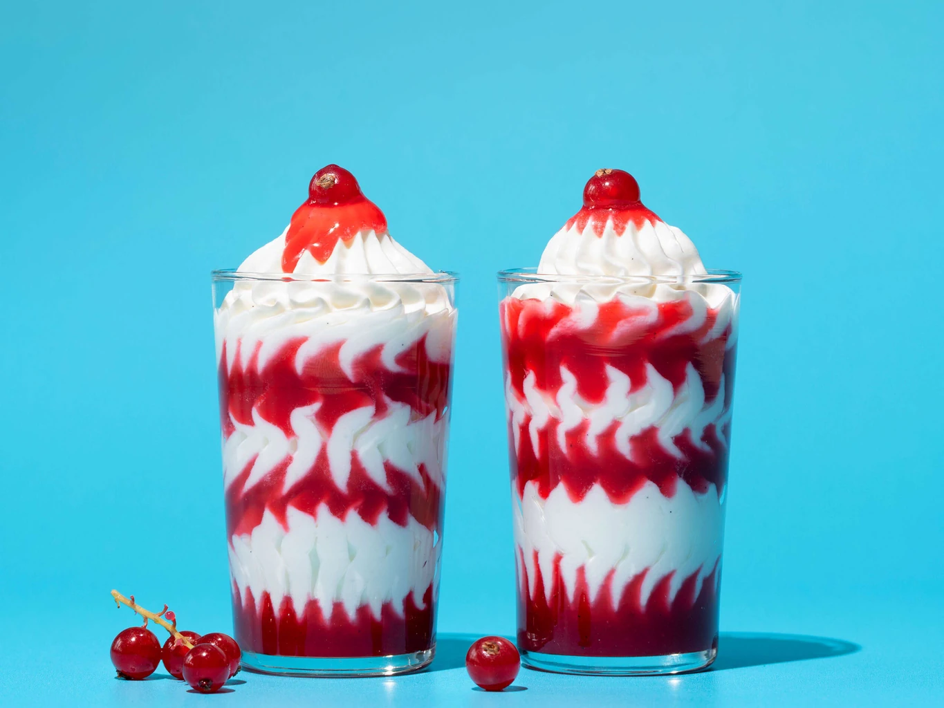 Crème yogourt-groseilles
