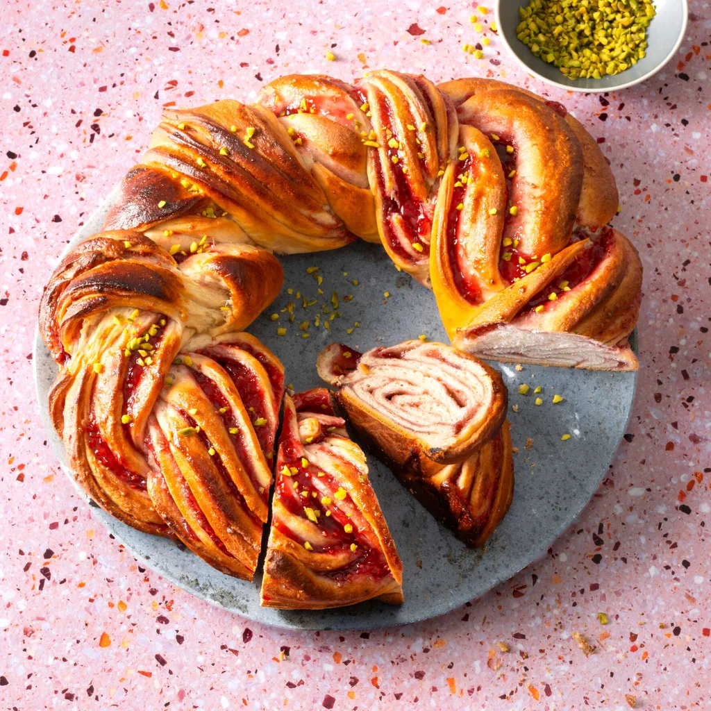 Couronne à la framboise