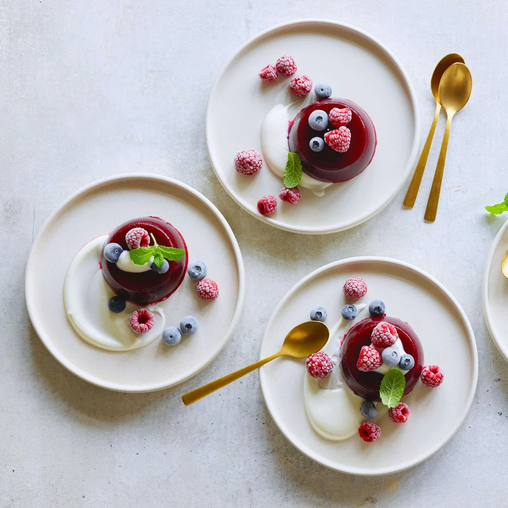 Budino alla frutta con yogurt