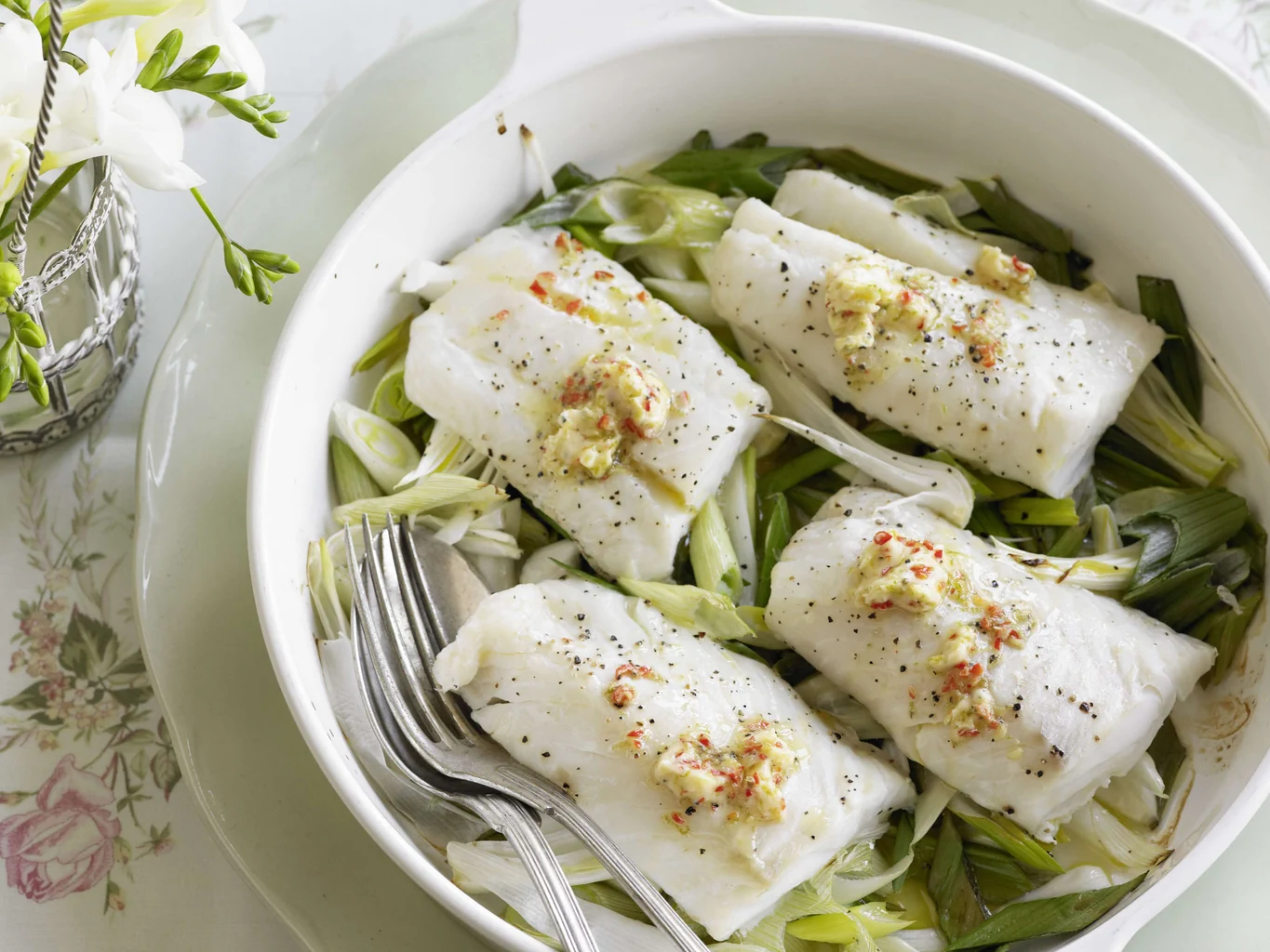 Merluzzo al peperoncino e alla limetta