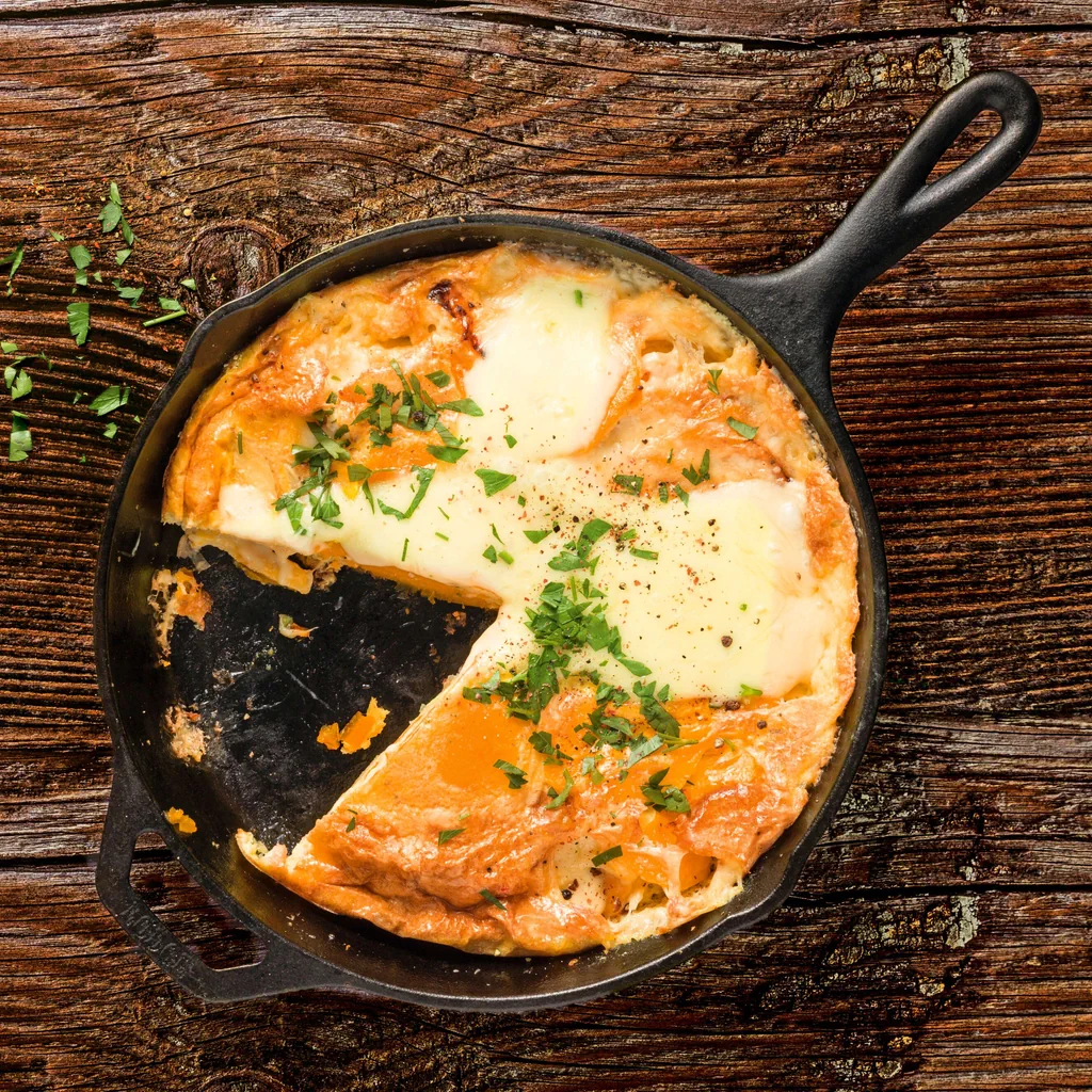 Kürbistortilla mit Raclettekäse